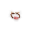 iridescent, bracelet perle de bois, pierre quartz, iridescent.fr