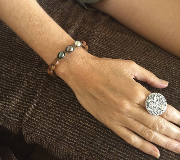 iridescent, bracelet perles de Tahiti, iridescent.fr, bijoux en perles de Tahiti