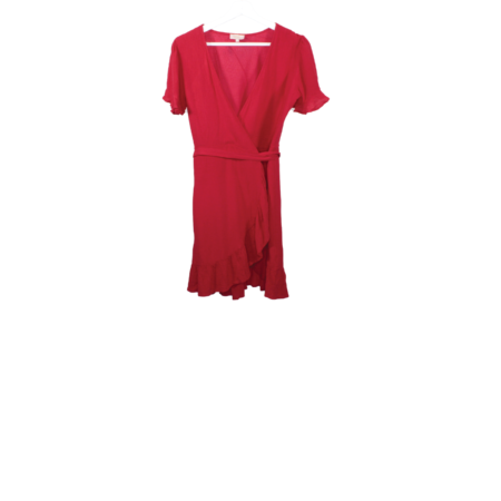 Iridescent, Goa Paris, robe rouge porte feuille, devant, iridescent.fr